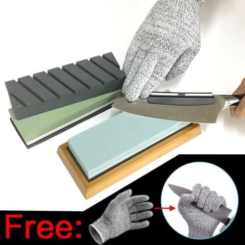 1000 3000 grit Double-sided Sharpening stone Two in one water grinding whetstone Apex Edge blade sharp Kitchen knife Sharpener