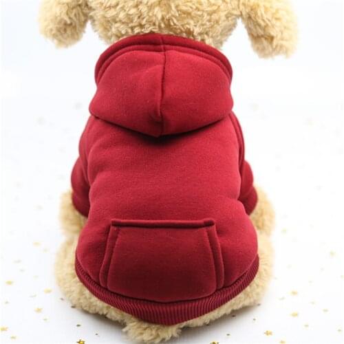 Winter Cartoon Dog Hoodie Pet Dog Clothes For Dogs Coat Jacket Cotton Ropa Perro French Bulldog Clothing For Dogs Pets Clothing