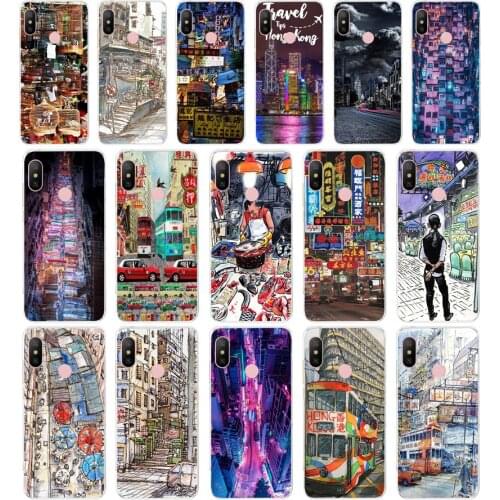 08AA Hong Kong gift Soft Silicone Tpu Cover phone Case for Xiaomi Redmi 6 Pro 6A 7A Note 6 Pro 7 case