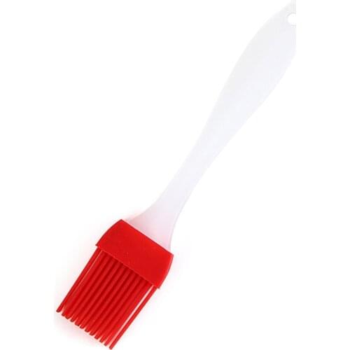 1Pc/5Pcs Red Silicone Brushes High Temperature Baking Barbecue Brush Bakeware Bread Cook Brushes Home Kitchen Accessories