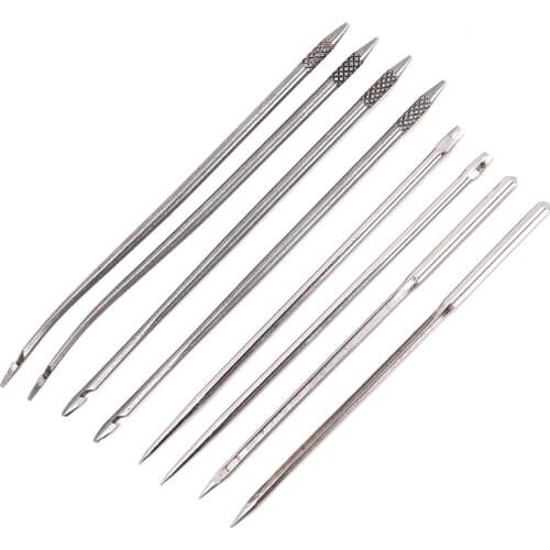 2Pcs/set DIY Hand Sewn Shoes Crochet Needle Crochet Needle DIY Sewing Leather Tools Repair Tool