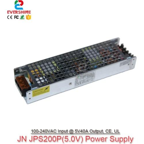 200W 5V 40A High Quality 100%Loading LED Display Screen Switching Power Supply with CE UL