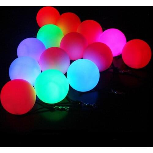 300 Pieces Balls Stage Performance LED POI Thrown Balls for Belly Dance Level Hand Props Belly Dance Accessories SN2835