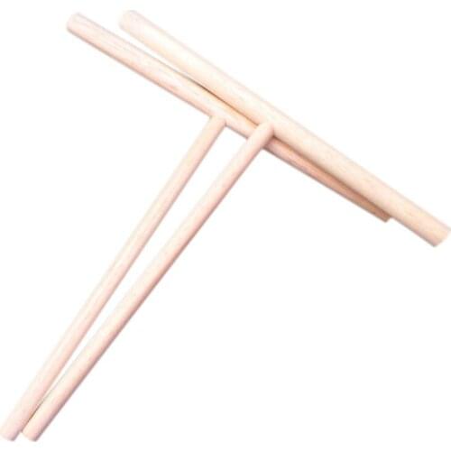 4pc Wooden Spreader Stick Rake Crepe Maker Pancake Batter 16*12cm T-Shaped Tools Pancake Batter Spreader New DIY Kitchen Tools