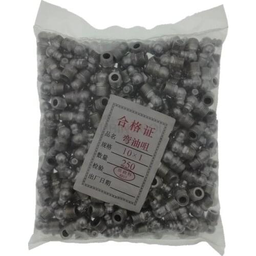 90 45 degree curved grease nipple m6m8m10 grease gun nipple gun head excavator car bearing universal set Quality accessories