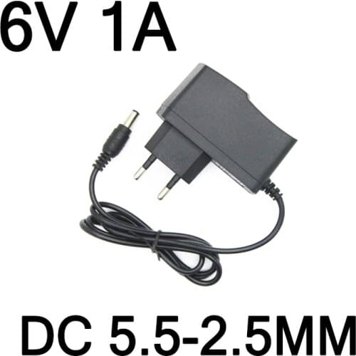 AC 100-240V to DC 6V 1A 1000ma power supply adapter charger For Blood Pressure Monitor sphygmomanometer tonometer B.Well PRO-33