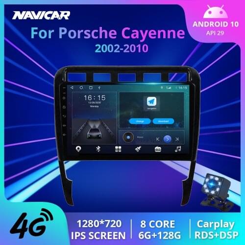2Din Android10.0 Car Radio For Porsche Cayenne 2002-2010 GPS Navigation Stereo Receiver Auto Radio DSP Car Video NO 2DIN DVD IGO