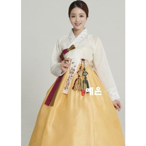 2020 Hanbok Dress Hanbok Dress Custom Made Korean Modern Woman Hanbok High Waist Hanbok Elegant Traditional Hanbok Temperament