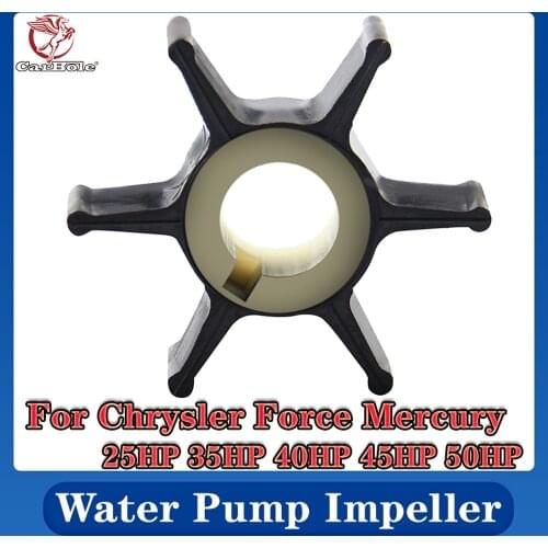 CARBOLE 100% New Pump Impeller For Chrysler Force Mercury 25HP 35HP 40HP 45HP 50HP Outboard 47-F433065-2