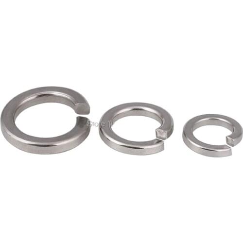 M2 M2.5 M3 M4 M5 Stainless Steel 316 A4 Spring Lock Washer 500pc/lot
