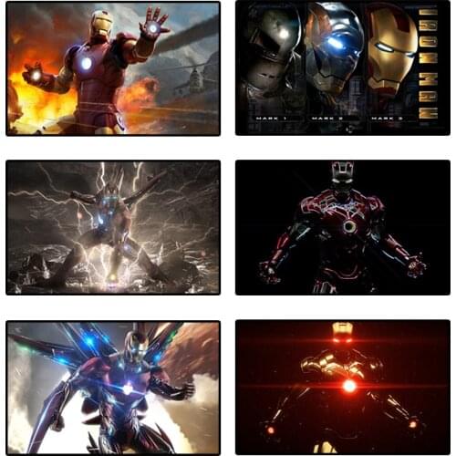 Marvel Avengers Superhero Canvas Painting Art Posters and Prints Anime Iron Man Print HD Pictures Childrens Bedroom Home Decor