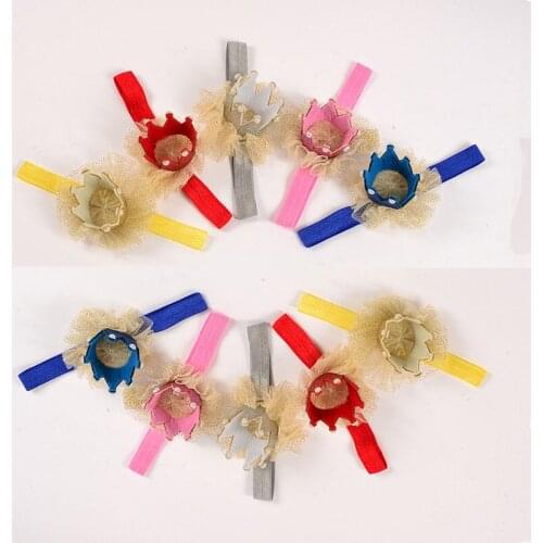 Newborn Crown Headband Gold princess crown Baby Girls Cute Hair Band Infant Kids Hair Accessories Children Photo Props 1pc Xmas