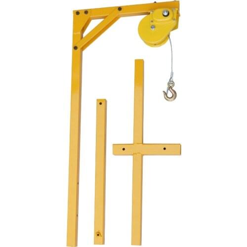 Hoisting tool for outdoor air conditioner hoisting crane hand winch self-locking installation air conditioning bracket