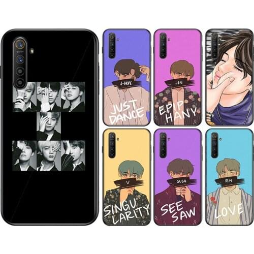 Rap RM JIMIN JIN SUGA J HOPE V Silicone Cover For OPPO Reno 4 3 Pro 10X Zoom 2 Z F Realme ACE C2 X2 Pro 5G Phone Case