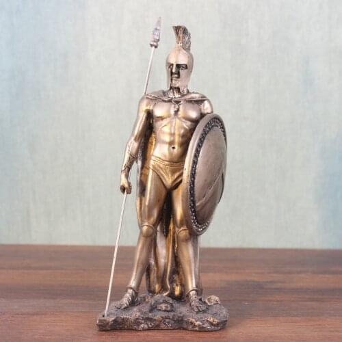 Greek Gods bar Character Creative Decoration Decor Photography Props Resin Crafts Soldiers Warrior Figurine Statue figure crafts