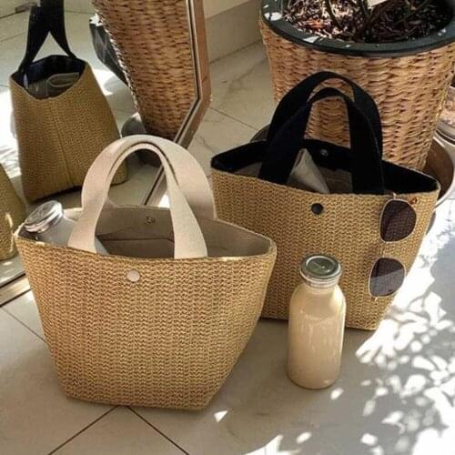 Luxury Brand New Rural Wind Woven Bag Retro Portable Straw Bags Summer Seaside Beach Summer Bohemian Beach Bags for Women 2020