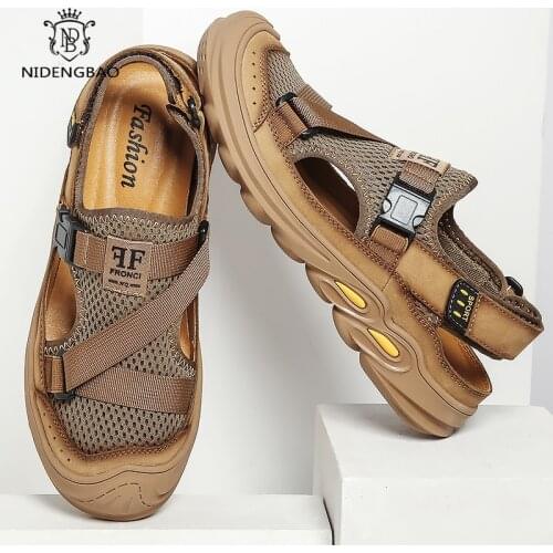 Summer Mens Sandals Fashion Breathable Casual Shoes Men Comfort Sandalias Hombre Outdoor Mens Beach Shoes Gladiator Sandals