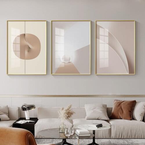 Modern Minimalist Living Room Decoration Painting Bedroom Mural Nordic Style Abstract Light Luxury Dining Room Painting
