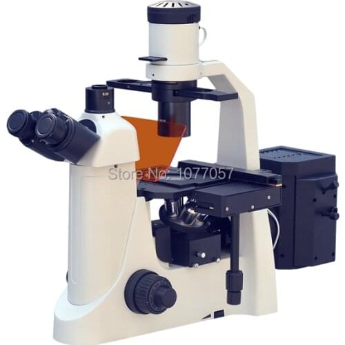 Best sale , 100x-400x Advanced Inverted Epi-Fluorescent Biological microscope for lab , researching , Hospital Using