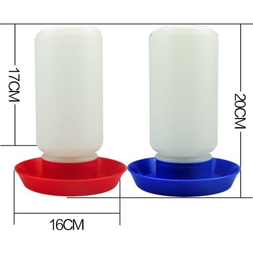 1 Pcs Chicken Feeder Pheasant Water Bucket Drinker Bowl for Chicken Duck Quail Dove Bird Feeder Chicken Farming Tool