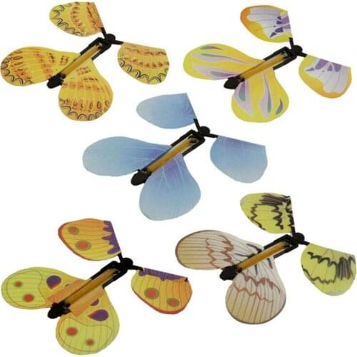100pcs magic butterfly flying butterfly from empty hands freedom butterfly magic tricks Mentalism magie kids children toy