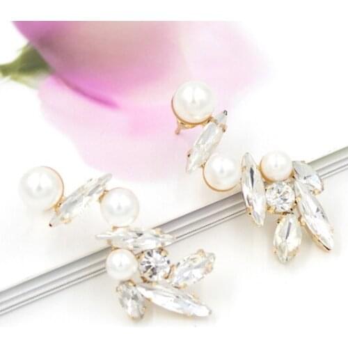 12PRS/Lot Wholesale Wedding Pearl Earrings High Quality Jewelry Shiny Pearl Earrings Jewelry For Bridal Wedding Earrings Brinco