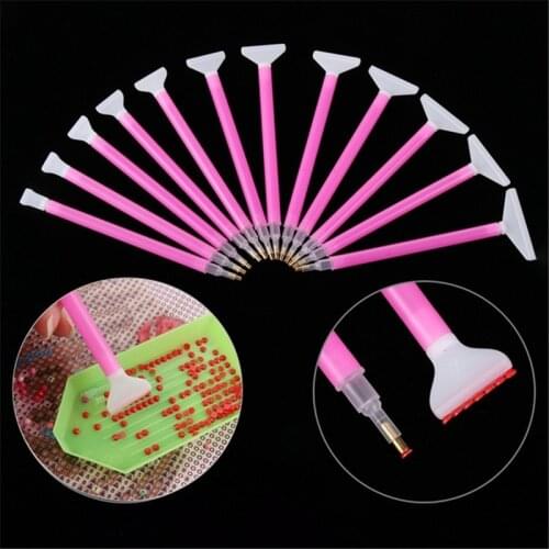 13Pcs/Set Fashion Cheap New DIY Diamond Painting Tools Set 5D Diamond Painting Cross Stitch Accessories Embroidery Drill Tools