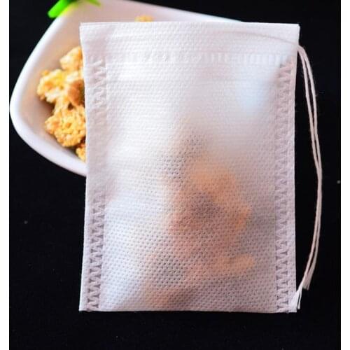 20000Pcs/Lot Teabags 5.5 x 7CM Empty Tea Bags With String Heal Seal Filter Paper for Herb Loose Tea SN3706