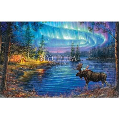 Rivers Scenery 5D DIY Diamond Painting Stitch Cottages Full Needlework Diamond Embroidery Home Decor Rhinestone Christmas Gifts