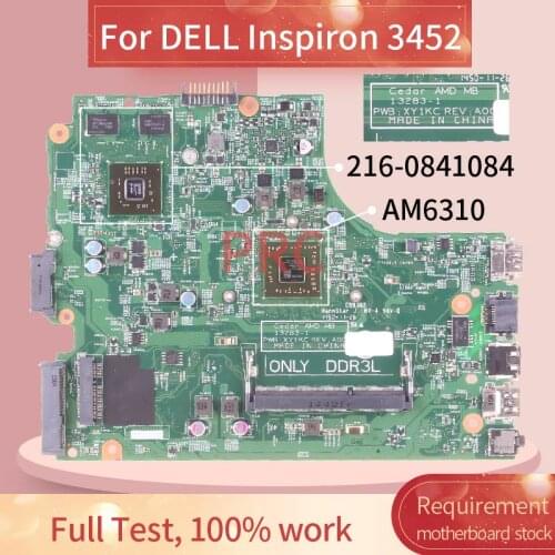 CN-04XK49 04XK49 For DELL Inspiron 3452 AM6310 Laptop Motherboard 13283-1 216-0841084 DDR3 Notebook Mainboard