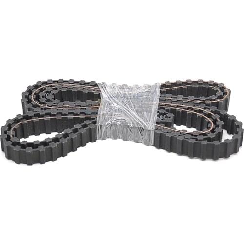 1Pcs 250DXL-390DXL Double Side Timing Belt Double-sided Toothed Synchronous Belts Width 10mm