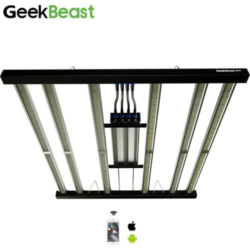 Geeklight most average PPFD Samsung lm301h Chip Commercial Led Grow Light with Dimmable spider type led grow light