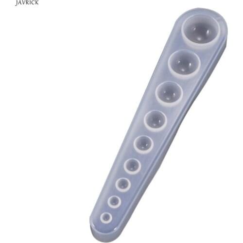 UV Resin DIY Crystal Epoxy Mold Multi-standard Hemisphere Collection Mold Round Ball Pendant Jewelry Silicone Molds