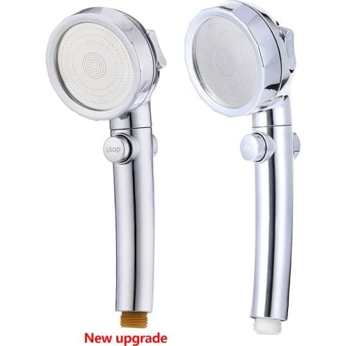 Adjustable 3 Modes Shower Head High Pressure Bathroom Pressurized Bath Showerhead Filter For Water SPA Spray Nozzle New Upgrade