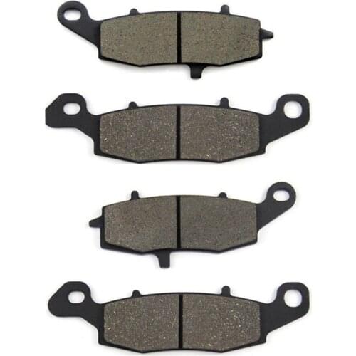SOMMET Motorcycle Front + Rear Brake Pads Disks for Kawasaki VN900 Vulcan Custom (07-14) VN 900 LT229-231