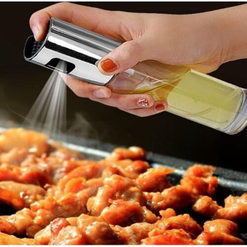 Glass Olive Oil Sprayer Mister Vinegar Spray Bottle Pot Gravy Boats Oil Dispenser for Cooking/BBQ/Salad/Baking/Grilling Kitchen