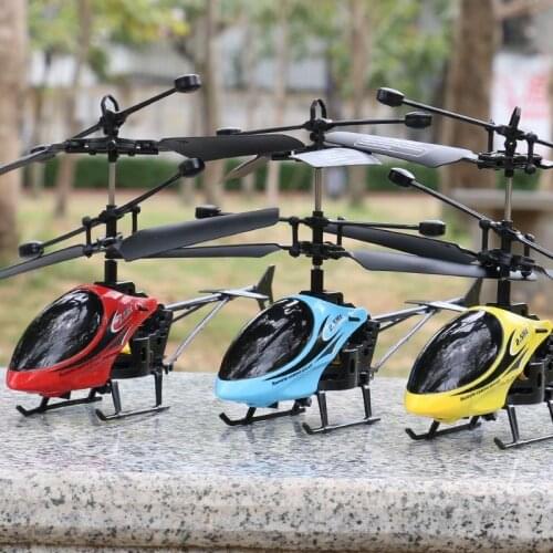 3 Colors Childrens RC Helicopter Remote Control Drone Induction Flying Toys With LED Light For Baby Kids Funny Birthday Gift