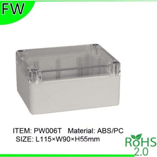 High quality waterproof and dustproof plastic junction box lights meter meter communications transparent IP65 junction box