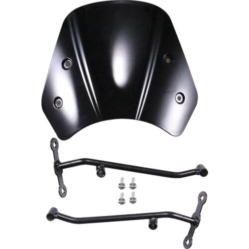 ABS Motorcycles Windshield Wind Deflector Windscreen Headlight Protector Cover For Benelli Leoncino 500