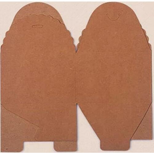 12PCS Brown Kraft Favour Box Wedding Craft Party Gift Package For DIY Cake