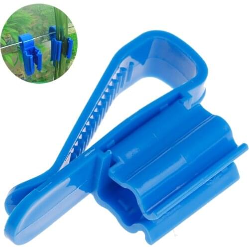 2Pcs Blue Aquarium Fish Tank Water Tube Hose Mount Holder For 8-16mm Pipe Filtration for aquarium