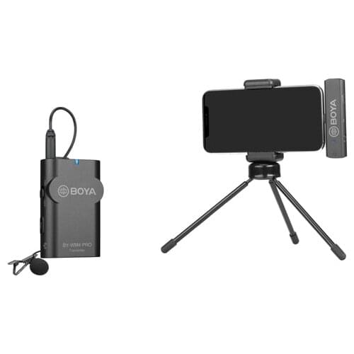 BOYA BY-WM4 PRO K3/K5 2.4GHz Wireless Microphone System Smartphones Video Mic For Android/iPhone VS Comica Boomx-d