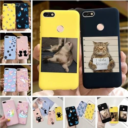 For Huawei Y6 Pro 2017 Case Cover Silicone SLA-L22 RU Verison For Huawei Nova Lite 2017 Case For Huawei P9 Lite Mini Phone Capas