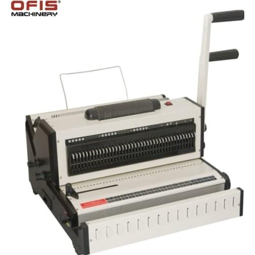 CW2019 Electric 2 in 1 Plastic Comb Binding Machine 3:1 Wire Binding Machine