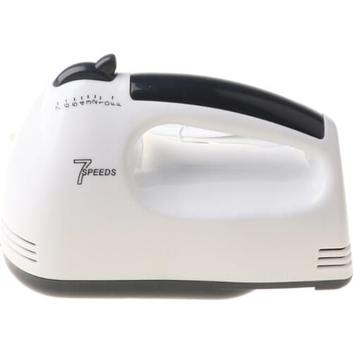 US/EU/UK Plug Electric Food Mixer 7 Speeds Adjustable Dough Blender Hand-held Egg Beater Cream Whisk for Kitchen Cooking
