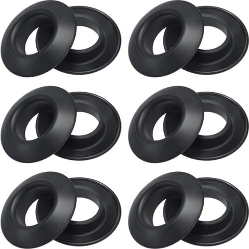 ELOS-12 Pieces Universal Rubber Kayak Paddle Drip Rings Canoe Paddle Drip Ring for Kayak Paddle Accessories