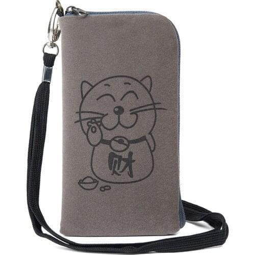 FSSOBOTLUN,For Huawei Mate 40E/ Mate 40 Pro/Enjoy 20 SE 6.7" Zipper Flannel Pouch Bag Pocket Thicken Warm Phone Protective Cover