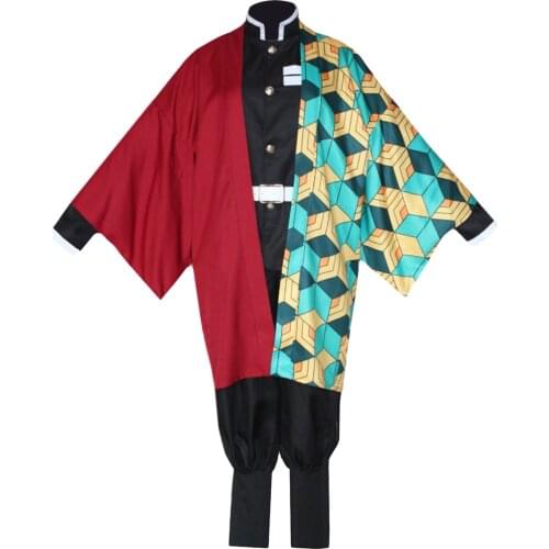 Tomioka Giyuu Cosplay Costume Unisex Role Playing Party Clothing Demon Slayer Blade Tomioka Yoshiyuki Suit Cosplay Unisex