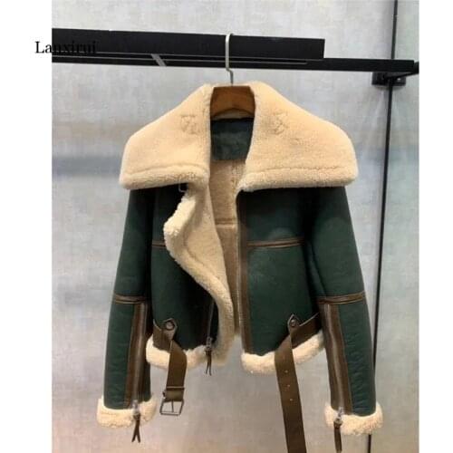 Autumn Casual Faux Leather Jackets Women Winter Sashes Zipper Streetwear Biker Motorcycle Girls Coat Female Outwear