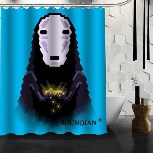 Fashion Design Customized bath curtain Spirited Away Shower Curtain Bath screens Modern Polyester Fabric Curtain
